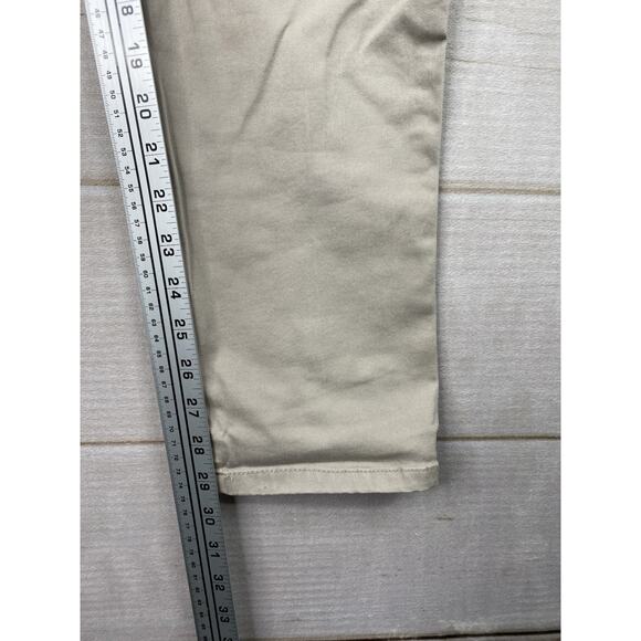 Wit & Wisdom Pants 12 Flex-ellent High Rise Utility Khaki Straight Leg NWT - Picture 8 of 10